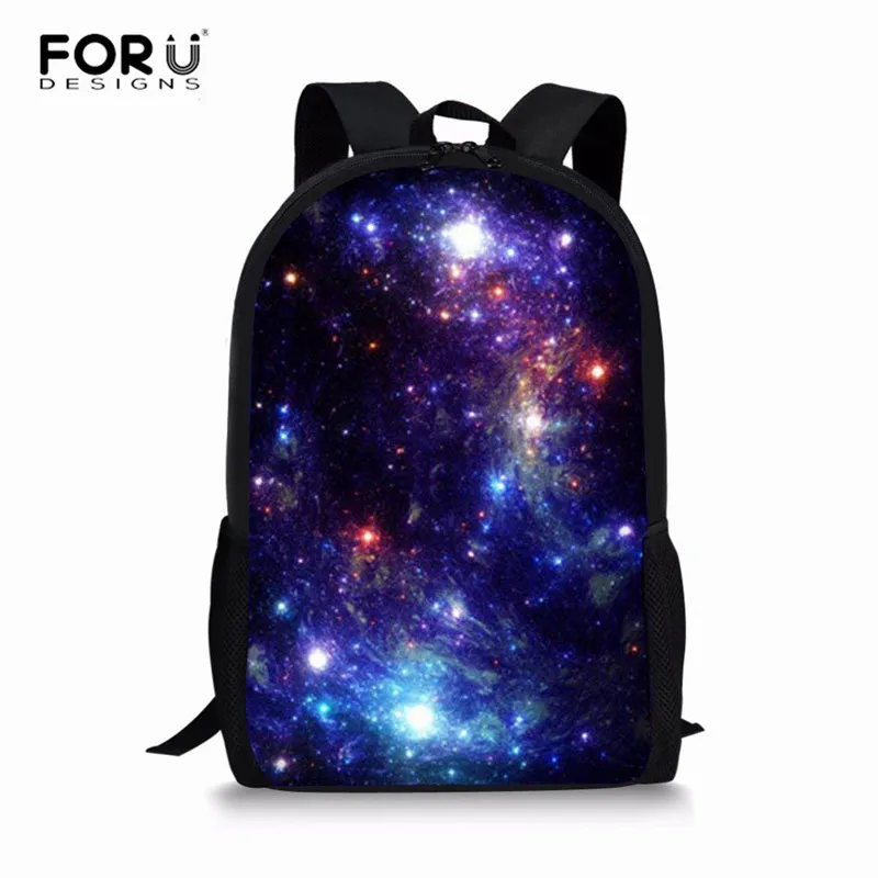 D0352C FORUDESIGNS Backpack for Teenager Girls Boys School Bags the Space Galaxy Women Travel Bagpack Children School Rucksack - Цвет: D0352C