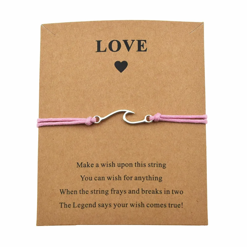 Новые браслеты на удачу пляж морские волны парусные шармы дружбы пожелания