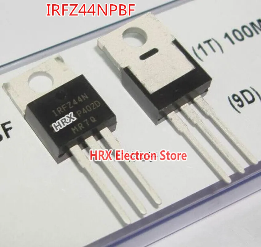 

New Original Import IRFZ44NPBF IRFZ44N MOSFET 55V 49A TO-220 50PCS/LOT
