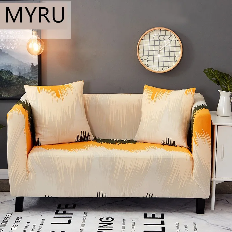 

Modern Scenic Sofa Slipcovers Tight Wrap All-inclusive Slip-resistant Elastic Cubre Sofa Towel Corner Sofa Cover Couch Cover