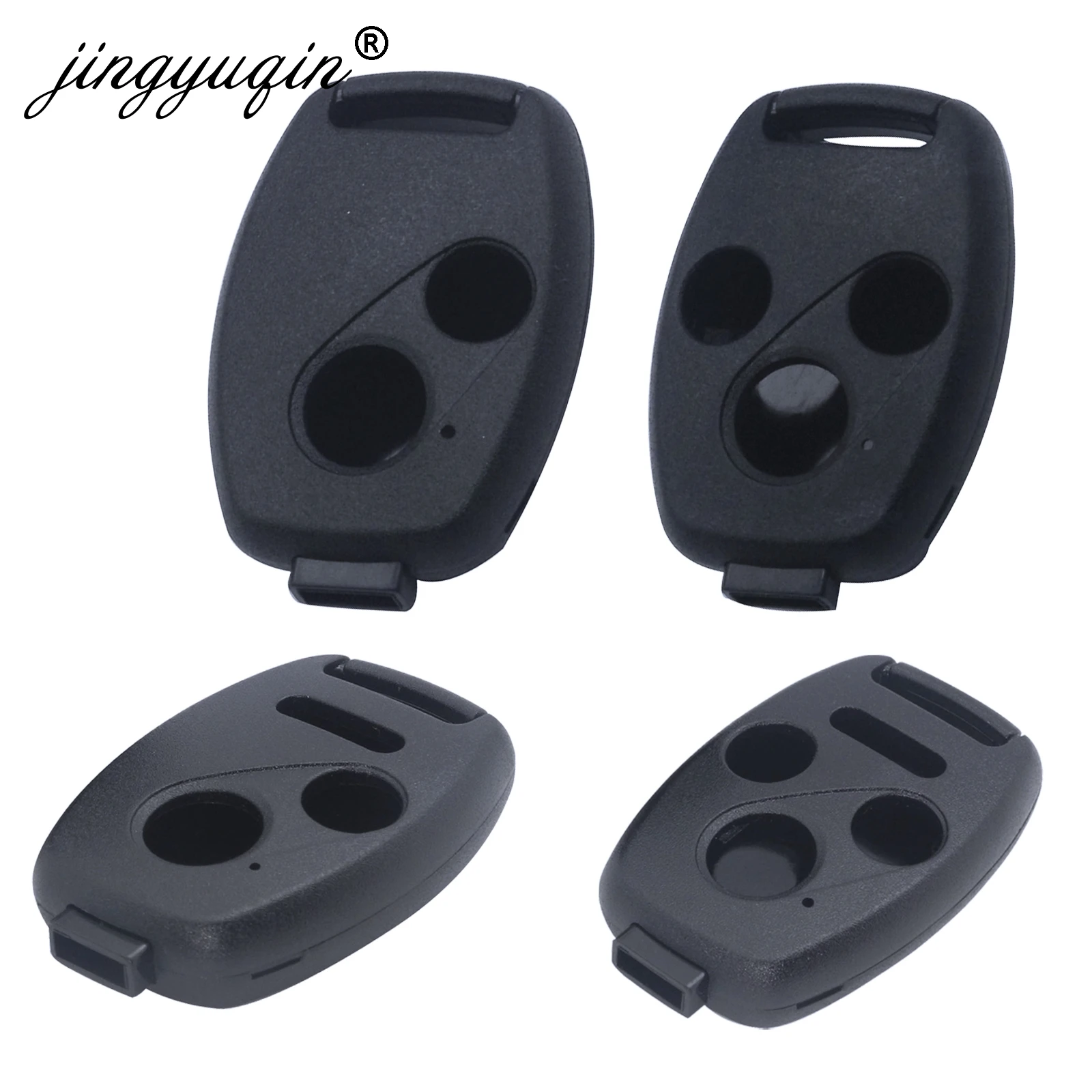 Чехол с дистанционным управлением jingyuqin для HONDA Accord Civic fit City Odyssey Element CRV Jazz HRV Pilot Fob 2