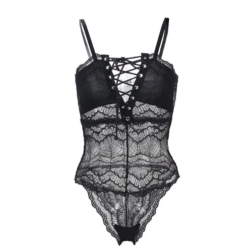 black bodysuit Кружевное боди, цельнокроеное, черный, белый, женский комбинезон, регулирующий грудь, бандаж, боди размера плюс, прозрачный, на бретелях, боди R80630 - Цвет: black bodysuit