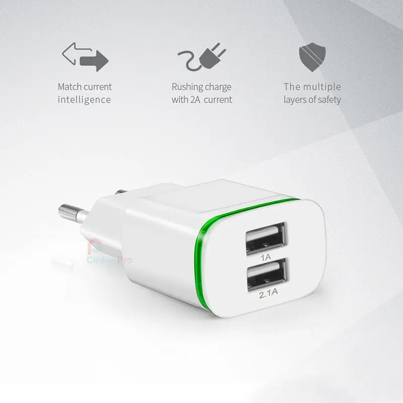 DOITOP USB зарядное устройство 5V2A EU/US универсальное портативное для путешествий 2