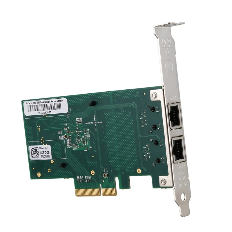 Сетевая карта для PCIe X4 Intel I350 AM2 двойная гигабитная сетевая карта|Сетевые карты| |