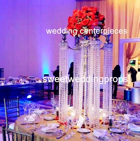 new comming acrylic crystal wedding pillars columns for aisle decoration | Дом и сад