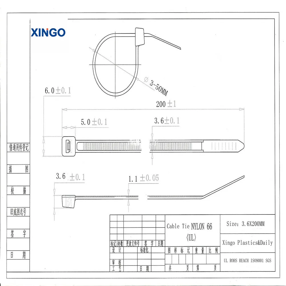 Xingo 8 дюймов нейлоновые кабельные стяжки с самоблокирующийся 6 цветов 120 шт. Ассорти Пластик ЦВЕТНОЙ кабель стяжку UL по ограничению на использование опасных материалов в производстве прибл