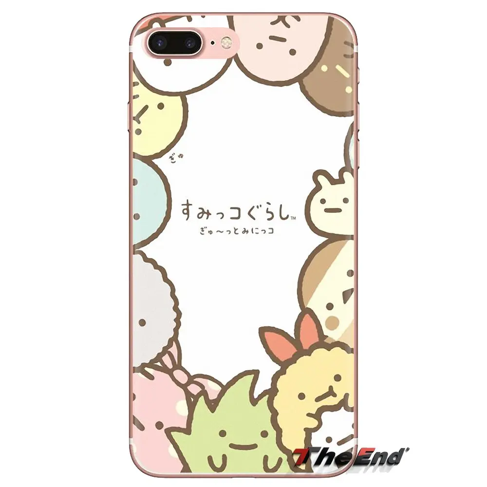 For LG Spirit Motorola Moto X4 E4 E5 G5 G5S G6 Z Z2 Z3 G2 G3 C Play Plus Mini sumikko gurashi Art wallpaper Silicone Shell Cover |