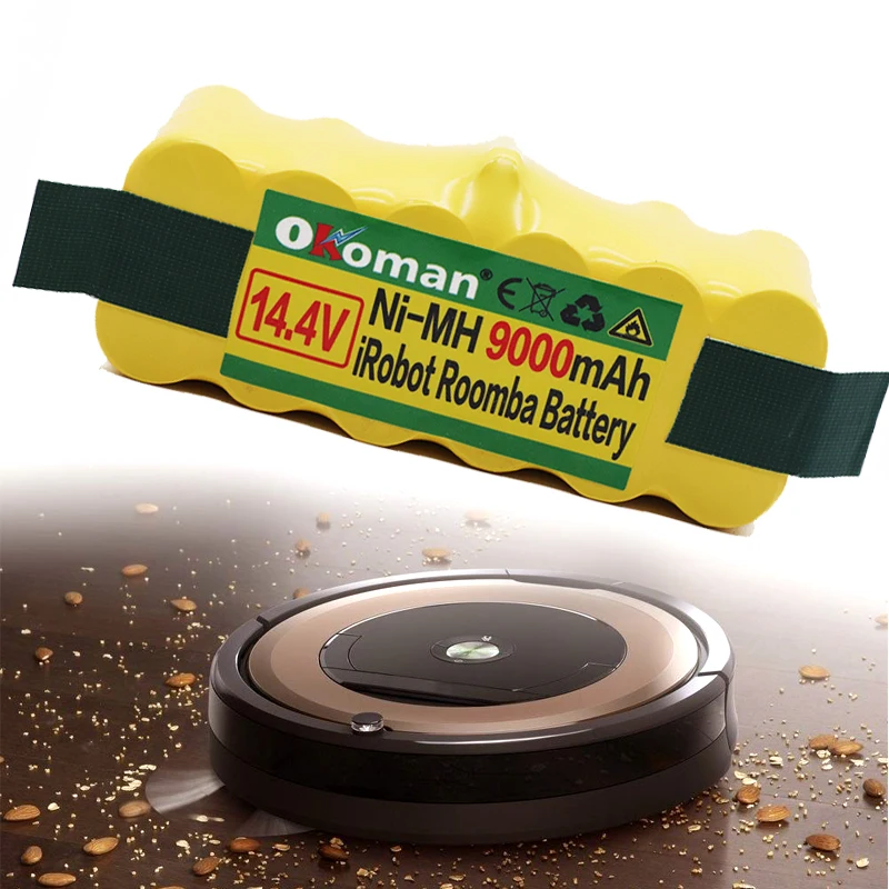 14 4 В 9000 мАч батарея для iRobot Roomba 500 600 700 800 900 серия пылесос roomba 620 650 770 780 800|Комплекты