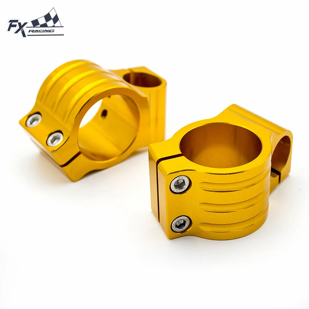 Золотой 31 мм 55 CNC 7/8 &quot22 зажим для руля на руль мотоциклов головках 33 35 36 41 43 46 51