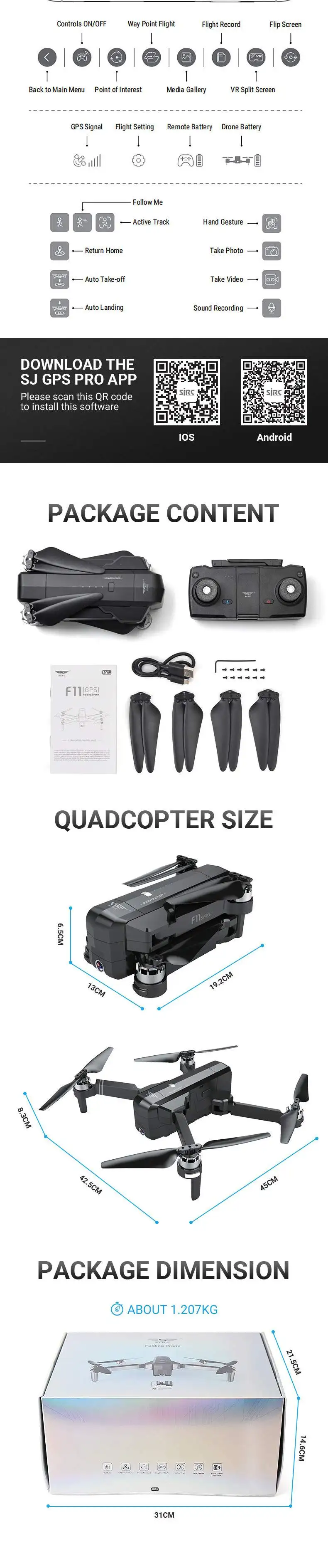 SJRC F11 PRO gps 5G Wifi 500m FPV с 1080P 2K широкоугольной камерой 28 минут время полета бесщеточный складной Радиоуправляемый Дрон Квадрокоптер RTF