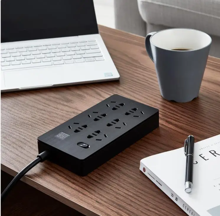 Xiaomi Mijia, 6 портов, Беспроводная розетка, конвертер, патч-панель, защита от перегрузки, 750, огнестойкая, умный дом, силовая полоса