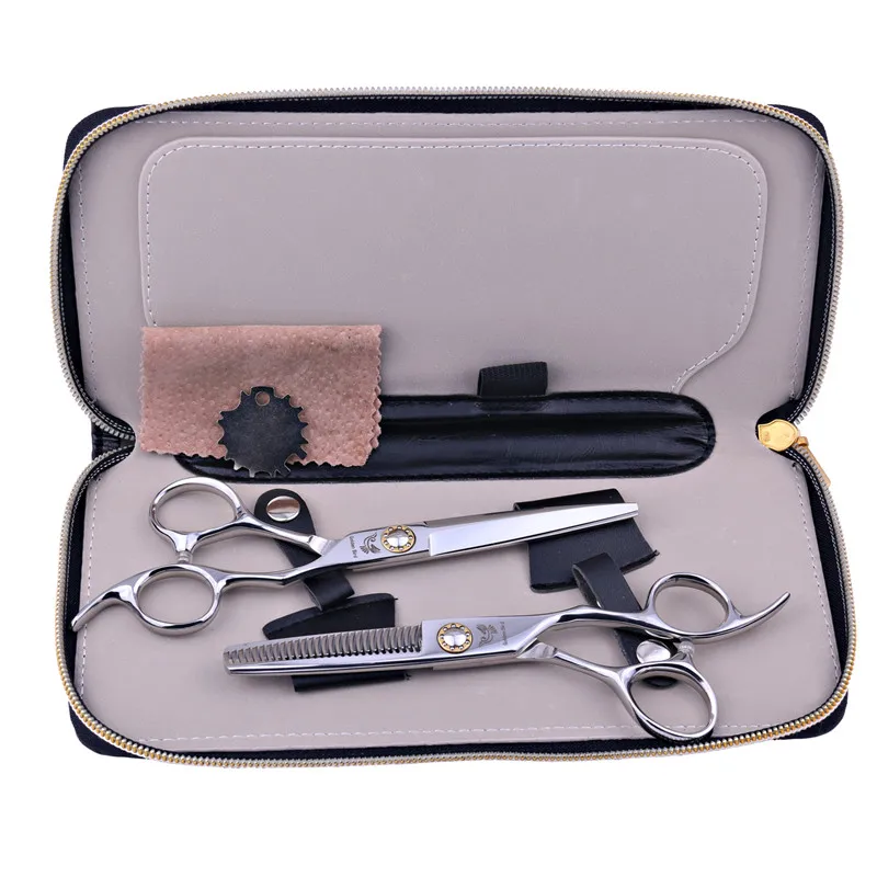 Золотая птица 6 дюймов Серебристые Парикмахерские ножницы оборудование для