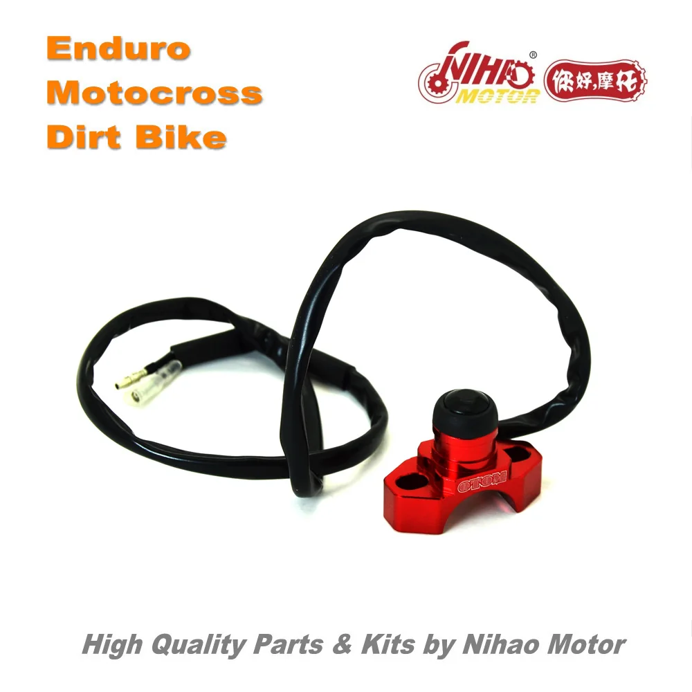 OT-95 Motocross Parts Universal Start Switch ignition Button wiring Motorcycle Motorbike Enduro Kit Dirt bike spare cross | Автомобили и