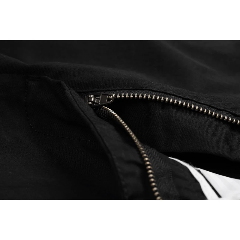 Мужские длинные брюки карандаш Enjeolon однотонные цвета хаки черного 5 цветов