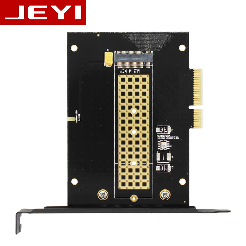 

JEYI Frigate-Me M.2 NVMe SSD NGFF TO PCIE X4 adapter MKey interface card Suppor PCI Express 3.0 x4 2230-2280 Size m.2 FULL SPEED