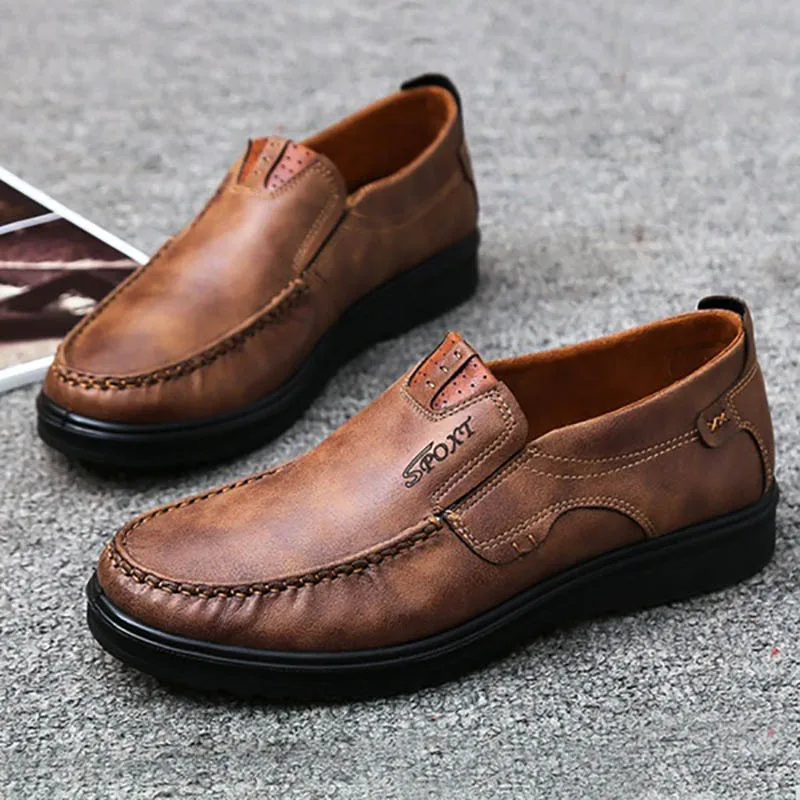 COSIDRAM Men Pu Leather Loafers Shoes Male Breathable Comfortable Casual Soft Slip On Boat Zapatos BRM-089 | Обувь