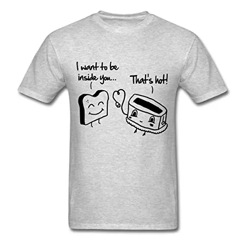 

Couples Toast & Toaster In Love Valentine's Day Men's T-Shirt New Metal Casual T Shirt Hot Selling 100 % Cotton 2018 Latest