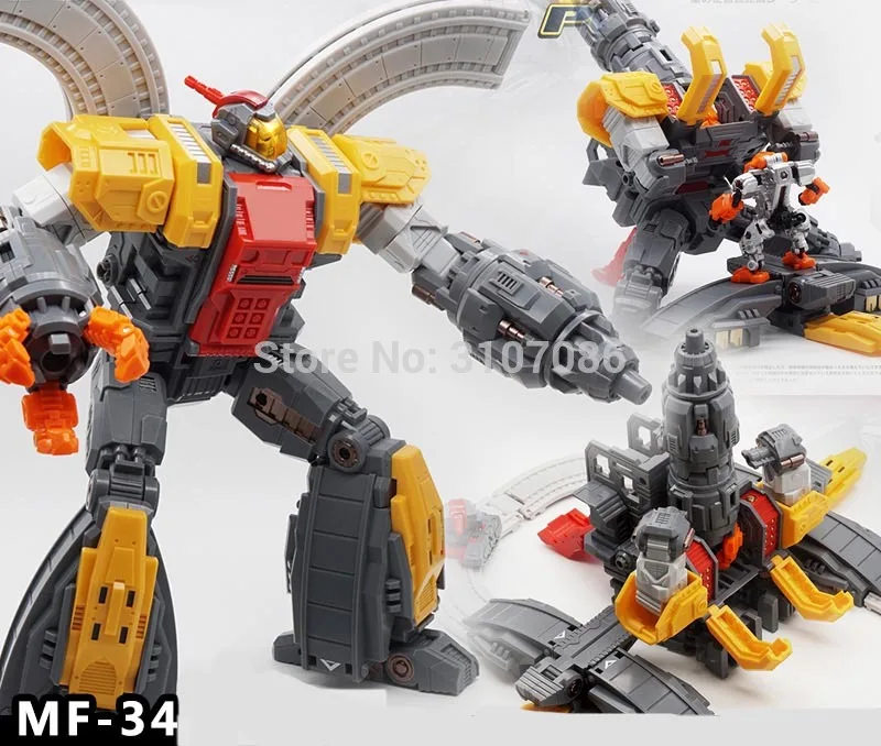 MF34 Foam Box MFT MF34 MF-34 MF34A MF-34A MF34I Omega Supreme G1 трансформация огромный Дракон оборонная крепостная база фигурка Робот Игрушки - Цвет: MF34 Foam Box