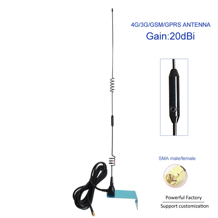 Наружная Водонепроницаемая всенаправленная внешняя антенна 2 4g wifi 20dBi gsm 4G RG58