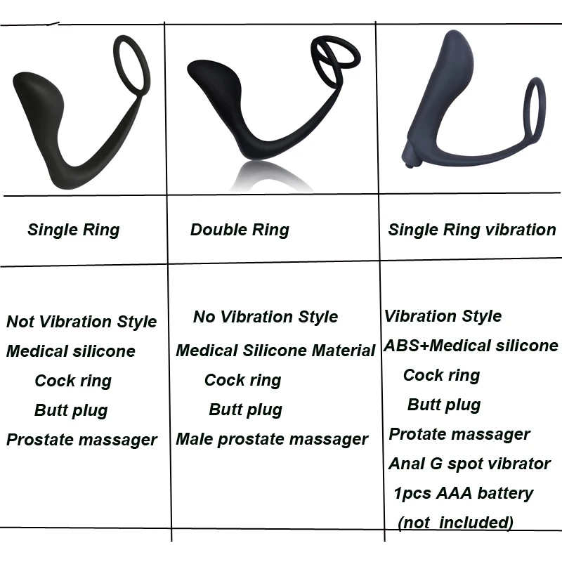 Male Prostate Massage Anal beads plug G spot Vibrator Sex Toys for Men Delay Ejaculation cockring Vibrating ButtPlug product |