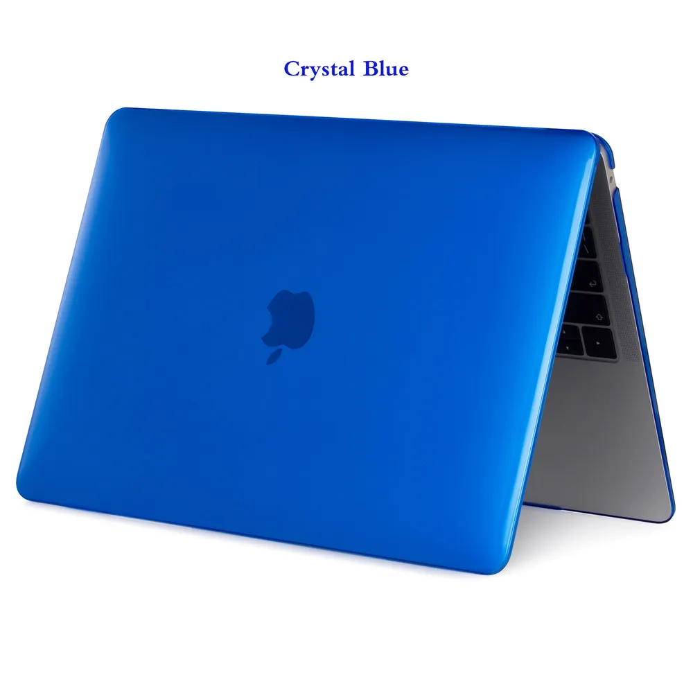 Crystal Dark Blue Чехол для ноутбука APPle MacBook Air Pro 13 retina 13 дюймов с сенсорной панелью Pro 13 Модель A2159, Air 13 Модель A1932 чехол - Цвет: Crystal Dark Blue