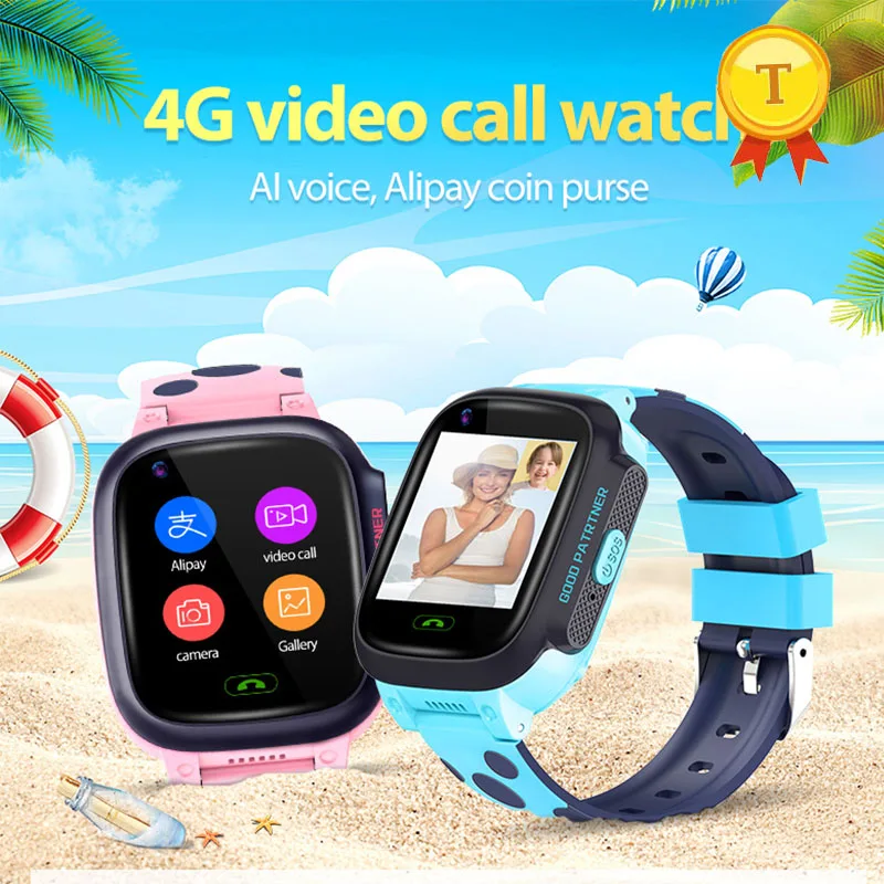 2019 новейшие 4G lte Wifi Детские Смарт часы с GPS умные Дети 4g телефон видео звонок