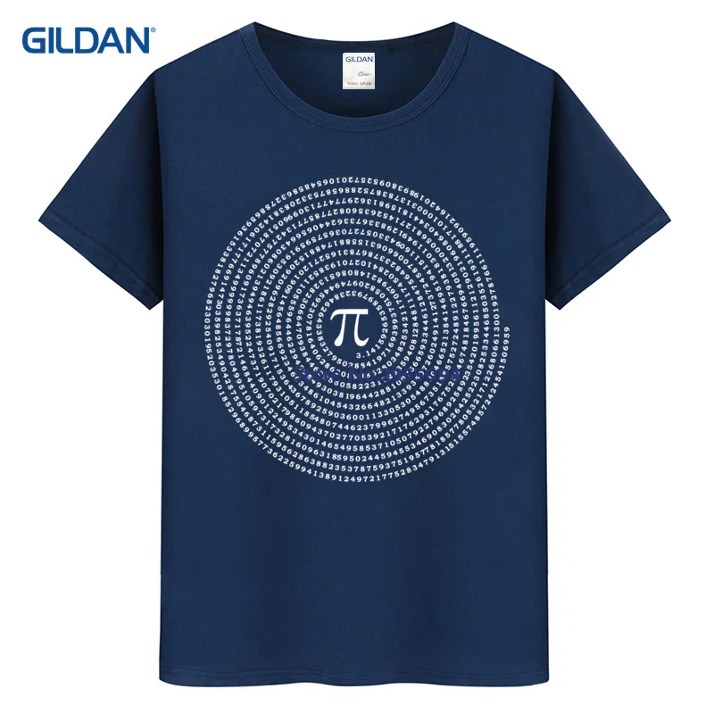 Дизайн er футболка 2017 Pi приближение день стволовых Математика наука Nerd спираль T