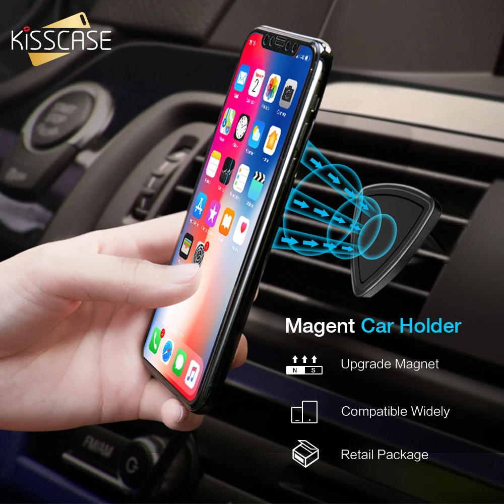 KISSCASE Универсальный треугольный Автомобильный держатель для телефона с
