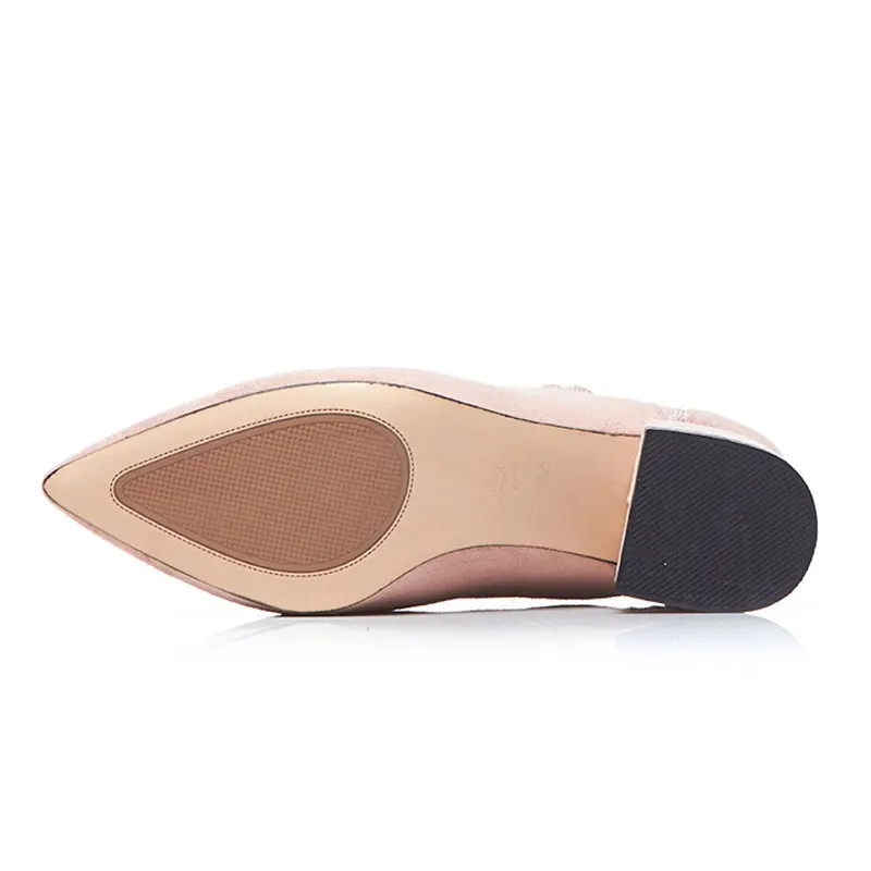 

Fanyuan Fashion Pointed Toe Slip-On Riding boots Solid High heel Stretch Socks boots Women shoes Genuine Leather Mid-Calf Boots
