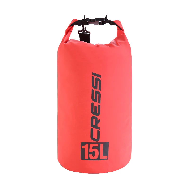 Red 15L Cressi сухой мешок сумки для дайвинга большой объем сумка для оборудования водонепроницаемая сумка для Камуфляжный гидрокостюм 5L 10L 15L 20L легко носить с собой - Цвет: Red 15L