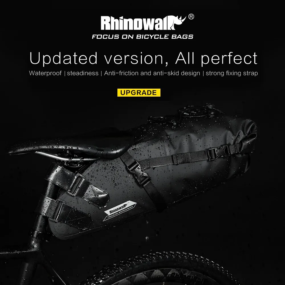Полностью водонепроницаемая велосипедная сумка Седло RHINOWALK 10 л дорожный горный