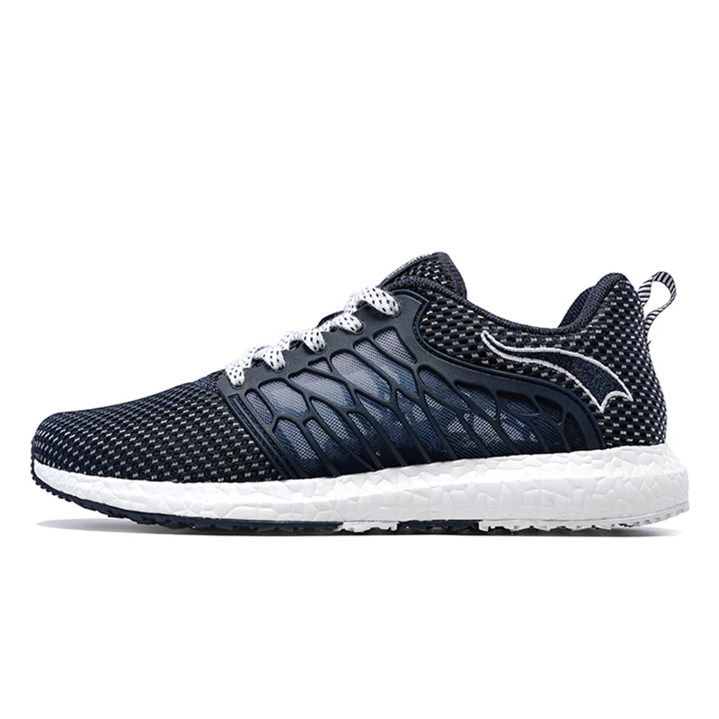 dark blue ONEMIX Brand Summer Unisex Running Shoes Antislip Breathable Women's Retro Sport Sneakers Travelling Shoes For Men Size EU36-45 - Цвет: dark blue