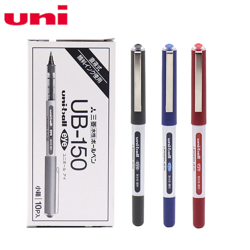 Mitsubishi Uni ball Eye Micro Ub 150 ручка с гелевыми чернилами 0 5 мм 6 шт./лот черные/синие/красные