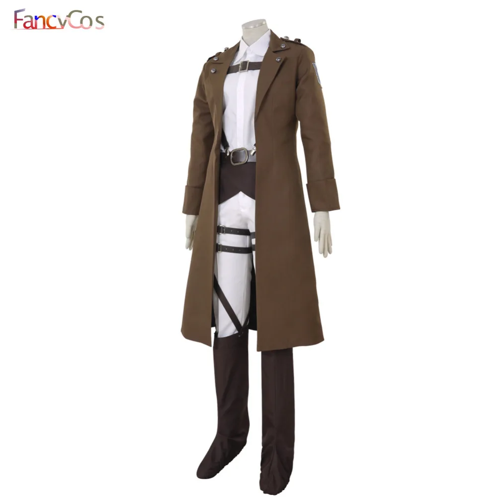 Кожаный костюм для косплея из игры атака на Титанов | Тематическая одежда и