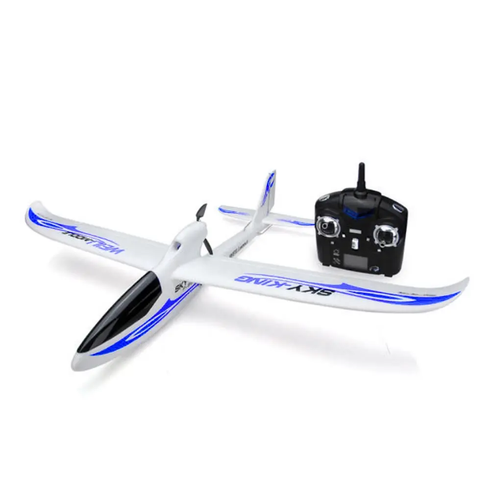 Синий F959SkyKing 2,4G 3CH RC самолет с фиксированным крылом EPP пульт дистанционного управления самолет с мотором N60 уличные игрушки Дрон для детей Подарки - Цвет: Синий
