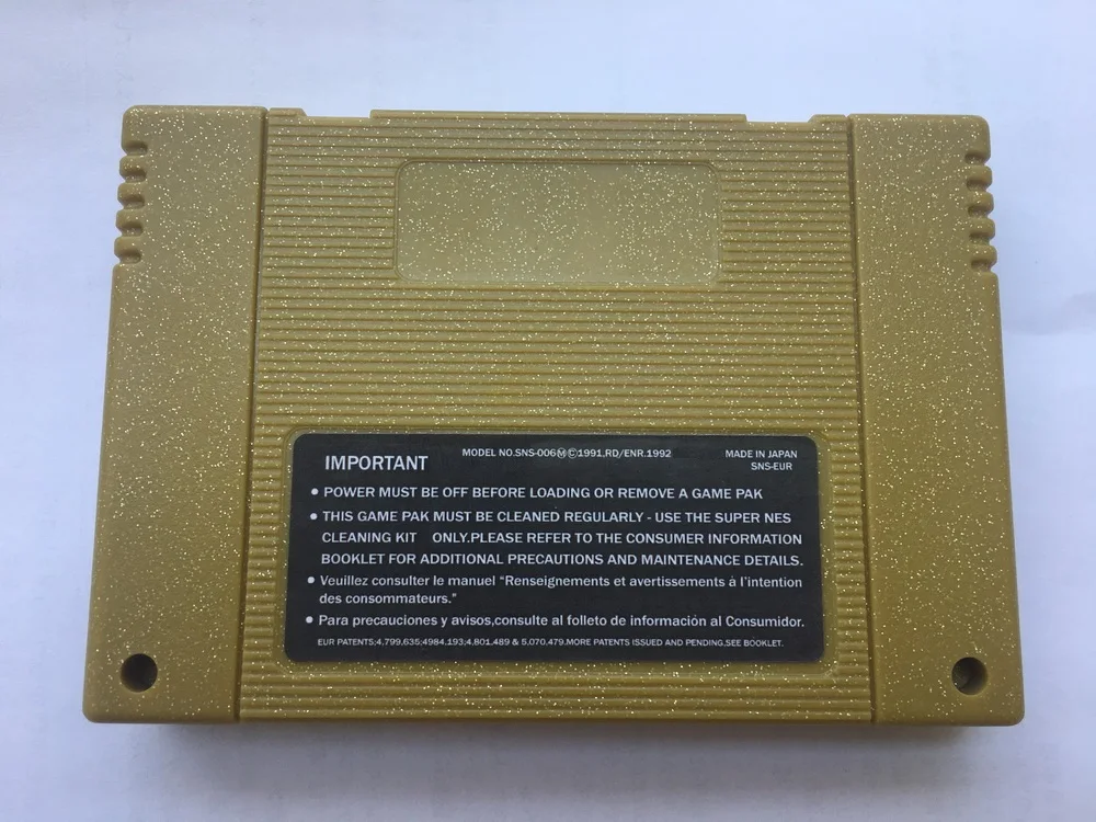 Супер 118 в 1 игровой картридж для 16 битной мультикорзины SNES PAL версия ес (можно сохранить
