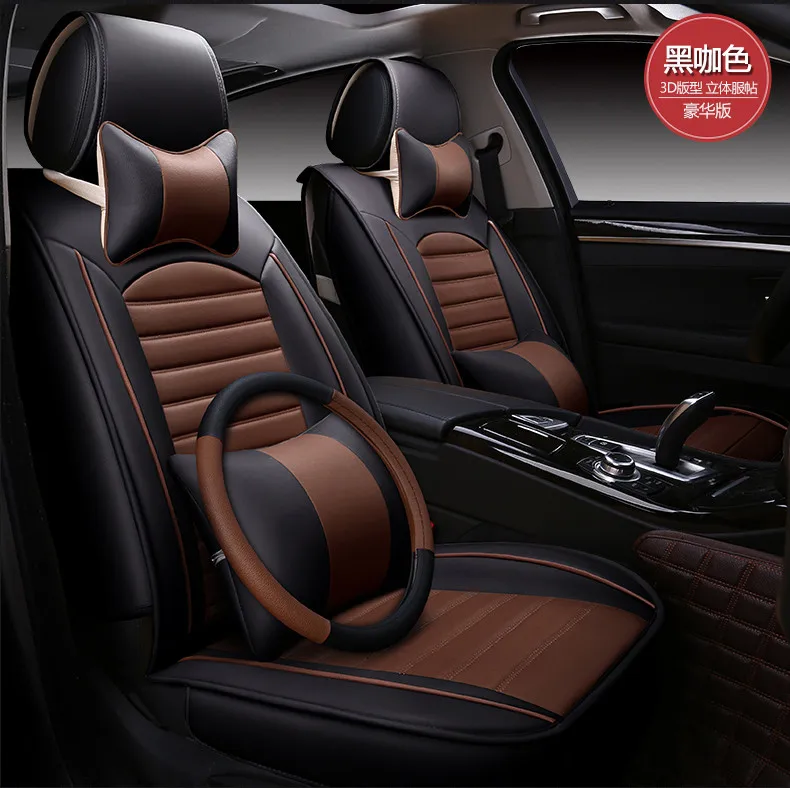 Чехлы для автомобильных сидений pu Подушка Peugeot 301 207 307 2008 308 408 508 3008 RCZ 208 4008 308S Caddy Combi