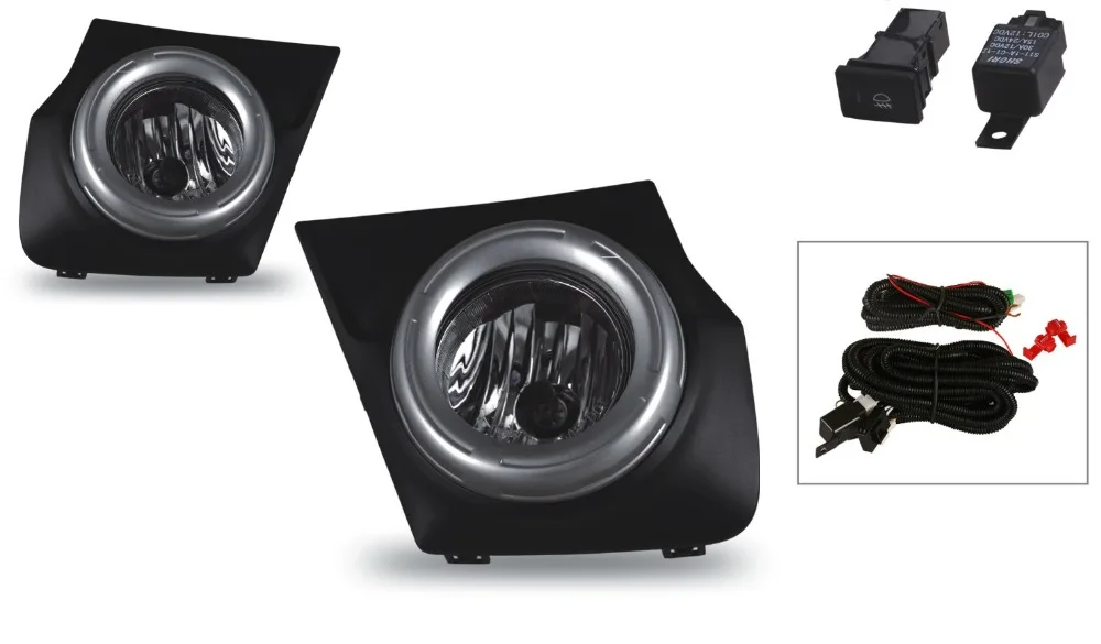 

Case for Mitsubishi Triton 2015 fog light halogen fog lamp H16 12V 19W with wiring kit shipping free