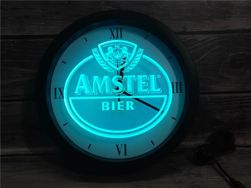 0A024 Amstel пивной бар приложение RGB 5050 светодиодный неоновый светильник знаки