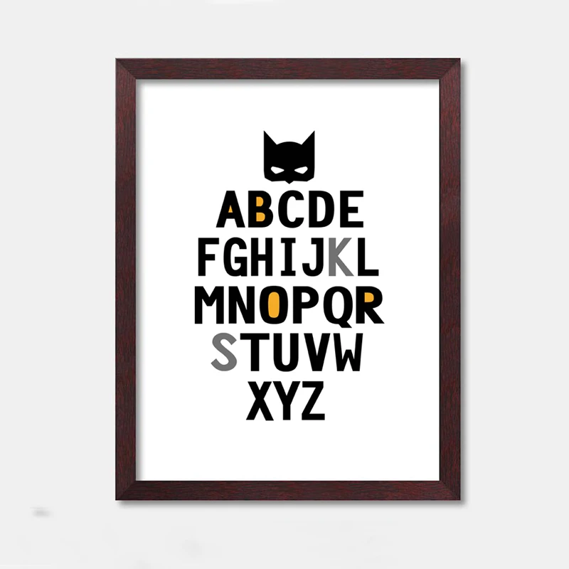 Домашний Декоративный художественный постер на стене с рисунком Бэтмена