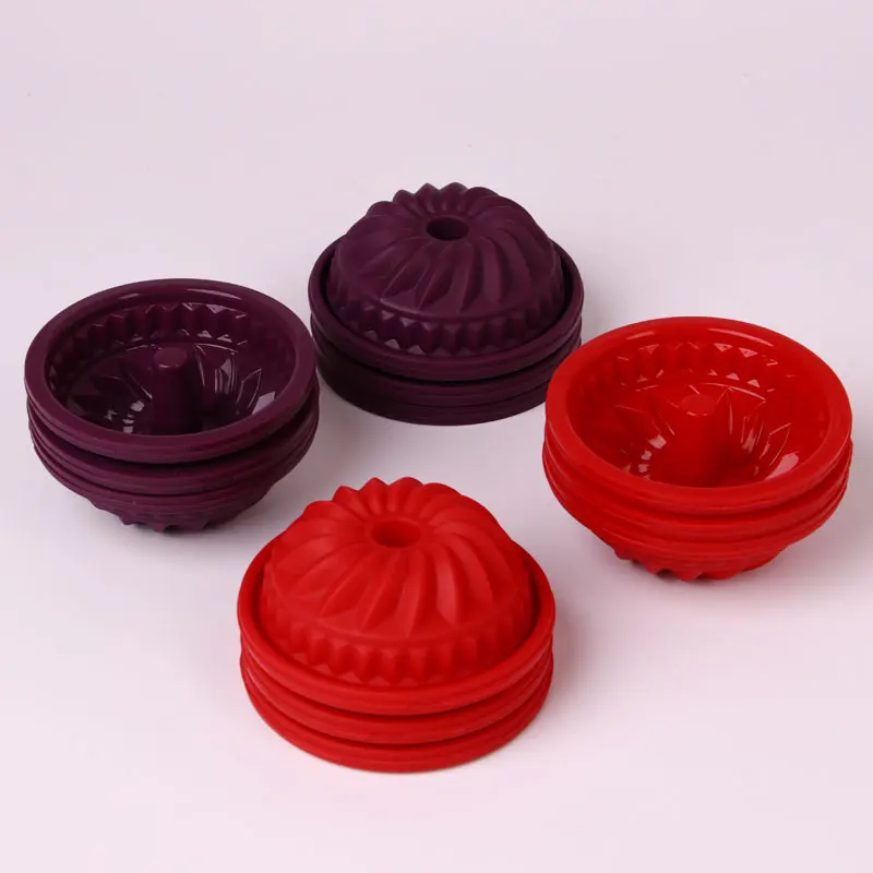 Набор из 6 силиконовая форма для торта 3D пончики шоколадная Форма силиконовый