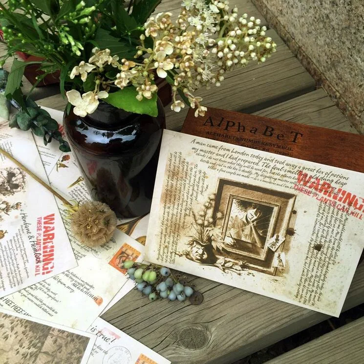 16 шт./упак./lot Новые студентов DIY Подарочные карты комплект Винтаж девушка Вуду серии Открытка Милая Закладка коллекция карт
