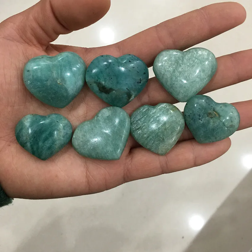 7 шт. натуральные драгоценные камни Tianhe сердце рейки целебные кристаллы как