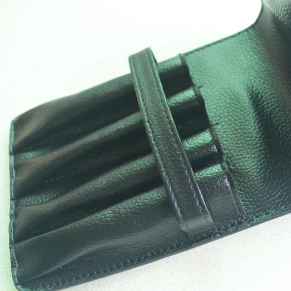 Чехол-держатель для 4 ручек высокого качества Роскошный Черный Ролик и авторучки