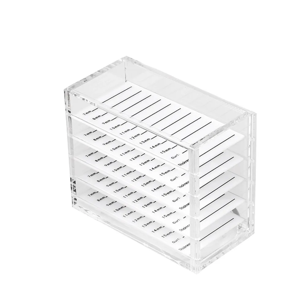 BEAUTY7 5 слоев акрилового ресницы плиты Ресниц Организатор Box держатель макияж