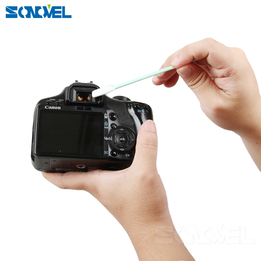 Набор для очистки влажного датчика CMOS CCD 6 шт. 14 мм тампон камеры Sony Olympus Fuji Panasonic Nikon