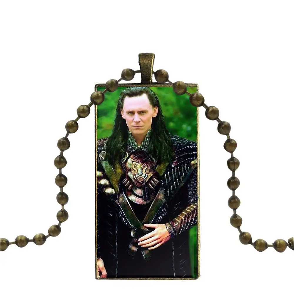 Loki Thor The Dark World для мужчин и женщин Подарочная бижутерия со стеклянными кабошонами