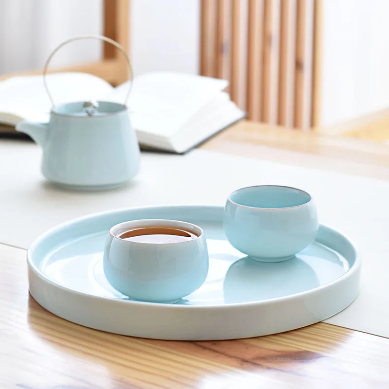 2 шт./лот короткие керамические фарфоровые чайные приборы для офиса Master Puer Oolong