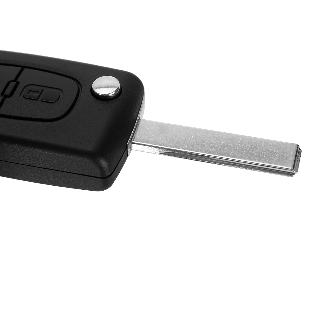 DANDKEY HU83 CE536 2B флип ключ чехол в виде ракушки для Peugeot 107 207 307 307S 308 407 607 Citroen C2 C3 C4 C5 C6 C8