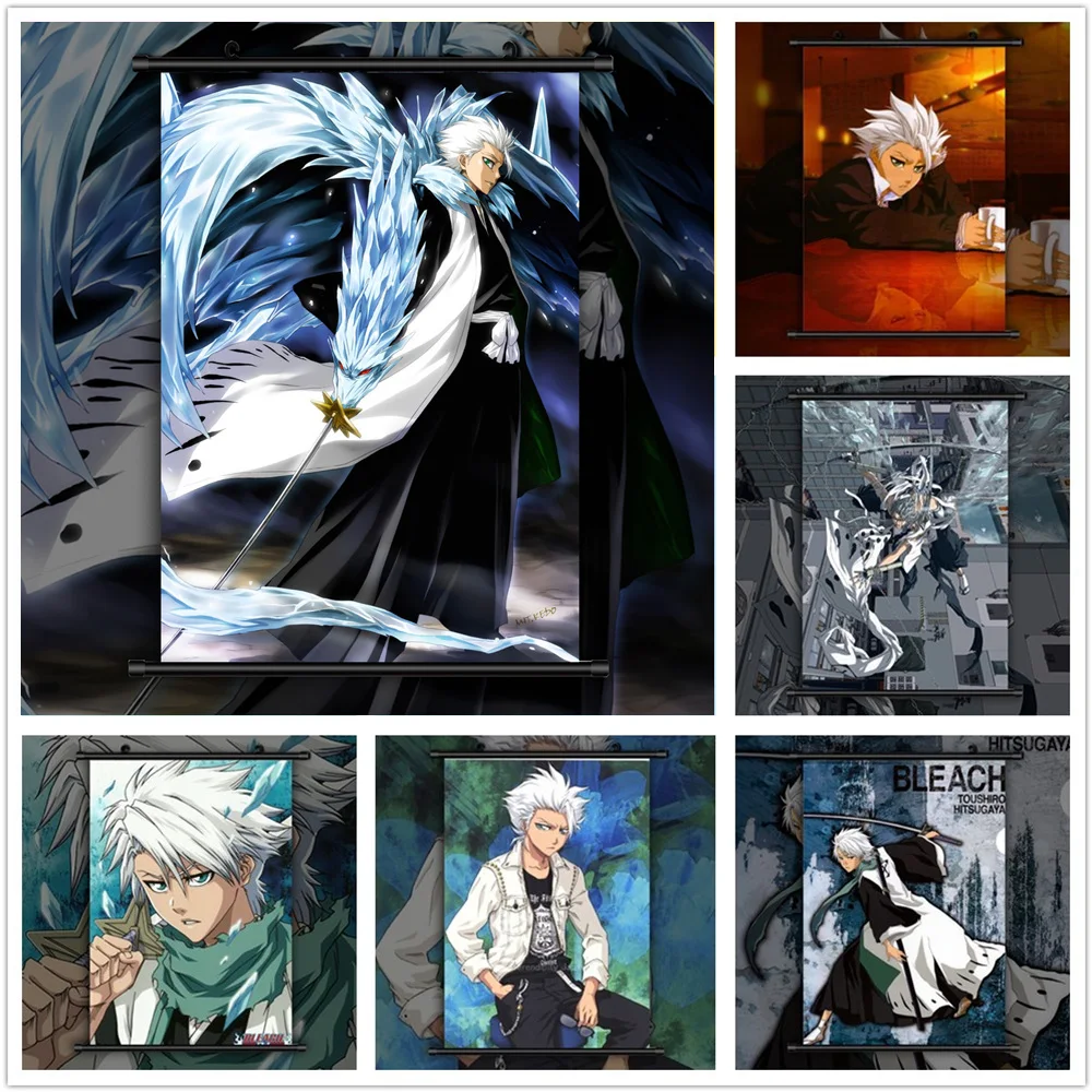 Отбеливатель Hitsugaya Toushirou Аниме Манга настенный плакат свиток A|Рисование и